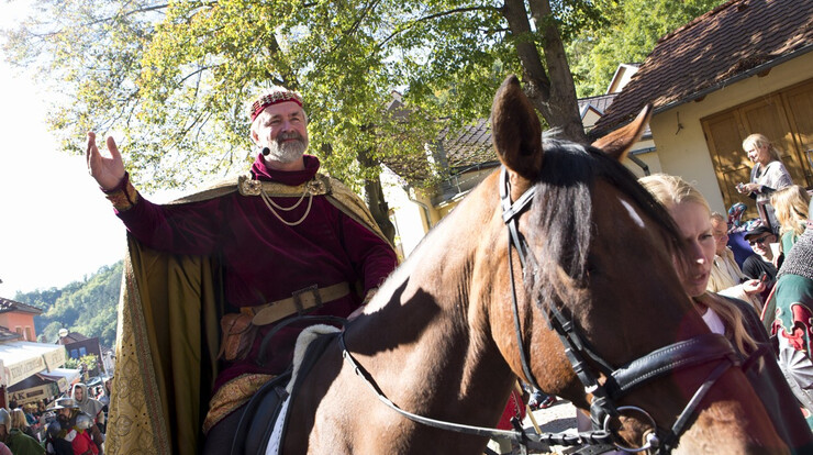 Císař Karel IV. - Karlštejnské vinobraní