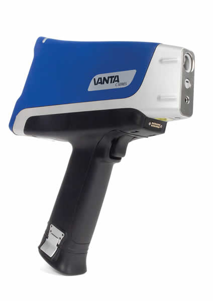 Ruční rentgen fluorescenční (XRF) spektrometr Vanta VCA 