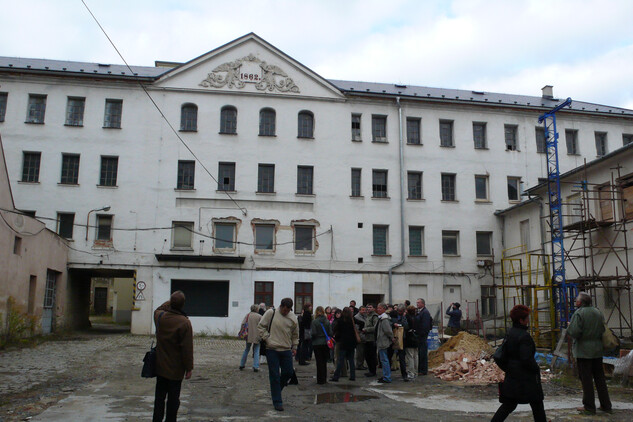 Textilní továrna Larisch a synové v Krnově 