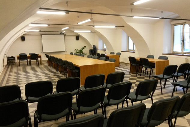 NPÚ v Českých Budějovicích, přednáškový sál.