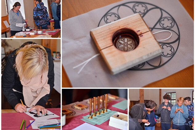 Vzdělávací program "Zlatokorunský orbis pictus", klášter Zlatá Koruna.Foto J. Sajtlová.