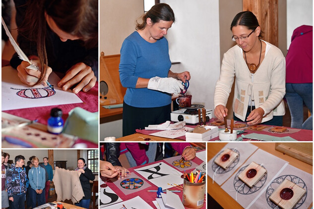 Vzdělávací program "Zlatokorunský orbis pictus", klášter Zlatá Koruna. Foto J. Sajtlová.