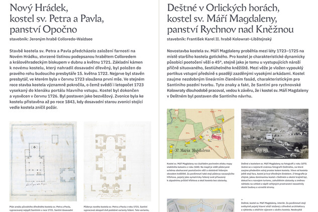 Výstava J. B. Santini Aichel ve VČ, panel 4. 