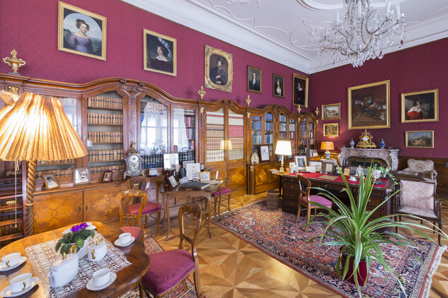 Zámek Slatiňany, knihovna | © Fotoarchiv NPÚ, Josef Vostárek