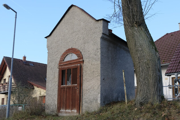 Kaple ve Stříteži, pohled od severovýchodu