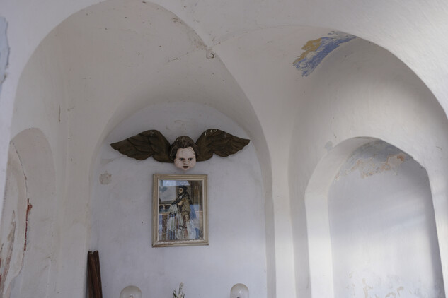 Kaple ve Stříteži, pohled do interiéru