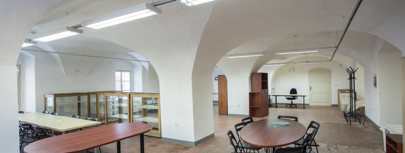 Výstavní místnost v Lannerově domě