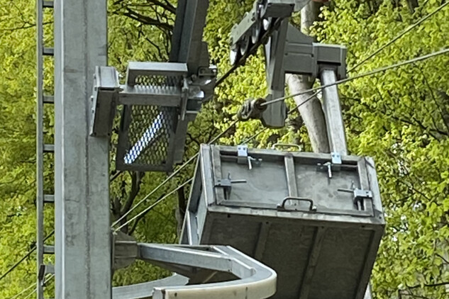 Nová nákladní lanovka na hrad Bezděz