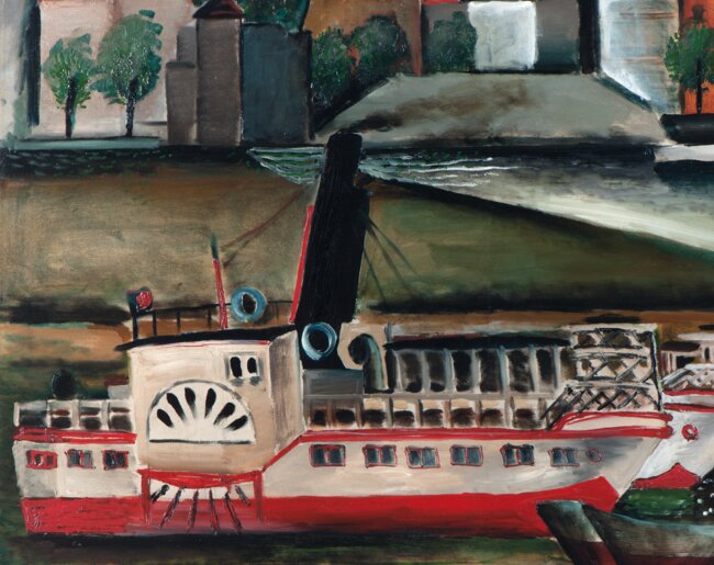 Josef Šíma – Parník na Sieně | © Moravská galerie v Brně