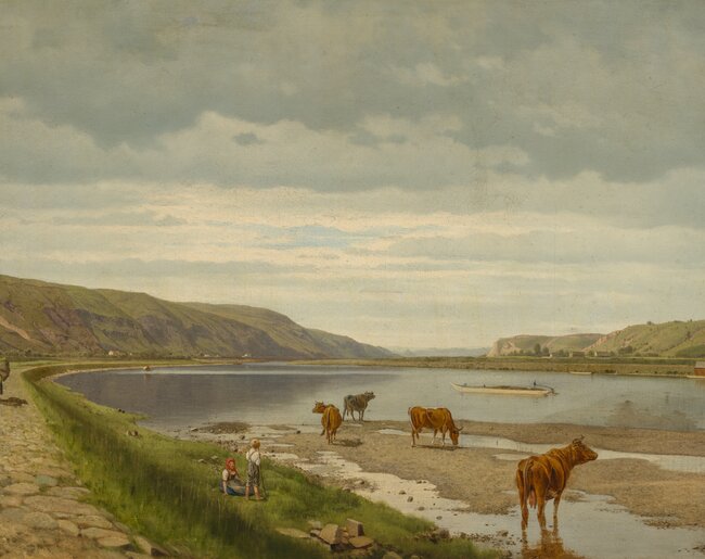 Bedřich Havránek – Na břehu vltavském (Vltava u Chuchle) | © Národní galerie v Praze